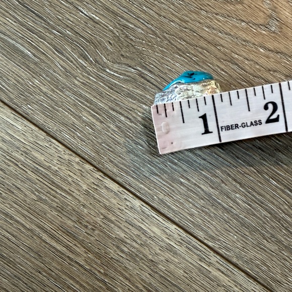 Zara Red and Turquoise Statement Ring Set - Picture 9 of 13